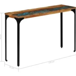 vidaXL - Wandtafel - Bruin - Hout New
