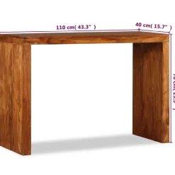 vidaXL - Wandtafel - Bruin - Hout Discount