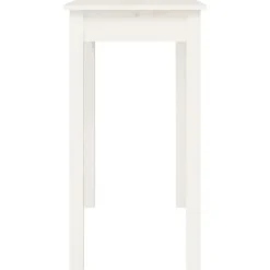 vidaXL - Wandtafel - Wit - Massief grenenhout - 80x40x75 cm Best