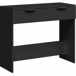 vidaXL - Wandtafel - Zwart - Bewerkt hout New