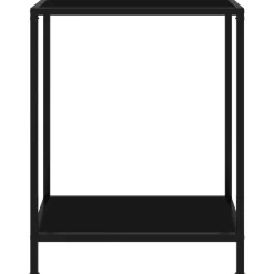 vidaXL - Wandtafel - Zwart - Glas - 60 x 35 x 75 cm Hot