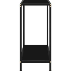 vidaXL - Wandtafel - Zwart - Glas - 60 x 35 x 75 cm Hot