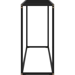 vidaXL - Wandtafel - Zwart - Glas - 100 x 35 x 75 cm Clearance