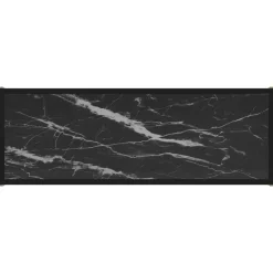 vidaXL - Wandtafel - Zwart - Glas - 100 x 35 x 75 cm Hot