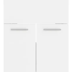 vidaXL - Wastafelkast - Wit - Bewerkt hout - 41 x 38.5 x 46 cm Hot