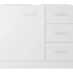 vidaXL - Wastafelkast - Wit - Bewerkt hout