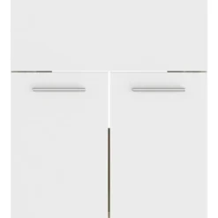 vidaXL - Wastafelkast - Wit - Bewerkt hout - 41 x 38.5 x 46 cm Online