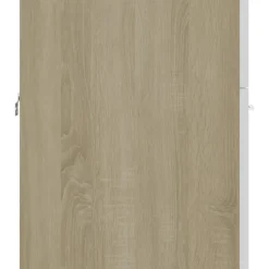 vidaXL - Wastafelkast - Wit - Bewerkt hout - 41 x 38.5 x 46 cm Online