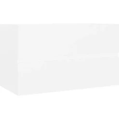 vidaXL - Wastafelkast - Wit - Bewerkt hout - 80 x 38.5 x 45 cm