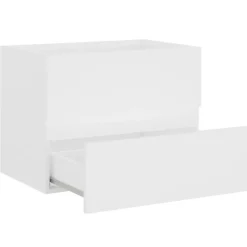 vidaXL - Wastafelkast - Wit - Bewerkt hout - 60 x 38.5 x 45 cm Sale