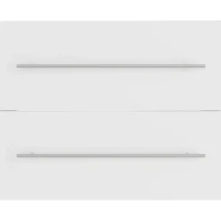 vidaXL - Wastafelkast - Wit - Bewerkt hout - 60 x 38.5 x 48 cm New