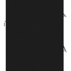 vidaXL - Wastafelkast - Zwart - Bewerkt hout - 60 x 38.5 x 48 cm Discount
