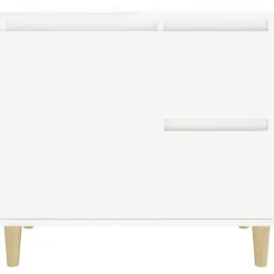 vidaXL - Wastafelonderkast met 1 deur 2 lades - Wit - Hout - 65x33x60 cm Clearance