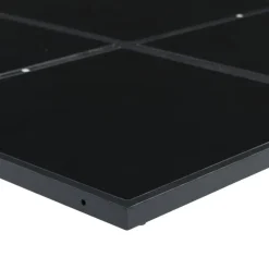 vidaXL - 4-zits Tuinset wit kussens - Inklapbaar - Zwart PE rattan - 110x107 cm Outlet