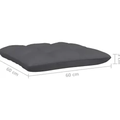 vidaXL - 2-zitsbank - Wit - Grenenhout