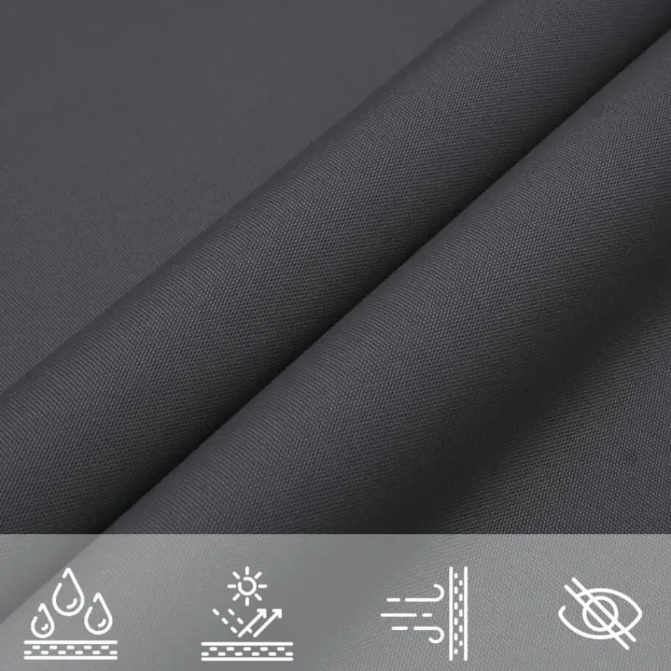 vidaXL - Zonnezeil - Antraciet - 3.5 x 4.5 m Sale