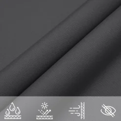 vidaXL - Zonnezeil - Antraciet - 3.5 x 5 m Sale