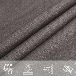 vidaXL - Zonnezeil - Antraciet - 3 x 3 m Hot