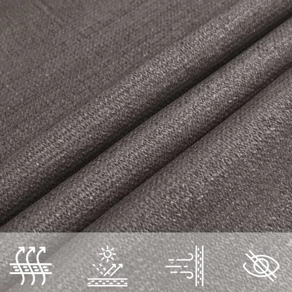 vidaXL - Zonnezeil - Antraciet - 3 x 3 m Hot