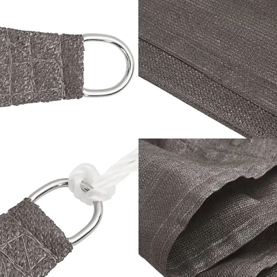 vidaXL - Zonnezeil - Antraciet - 3 x 3 m Hot