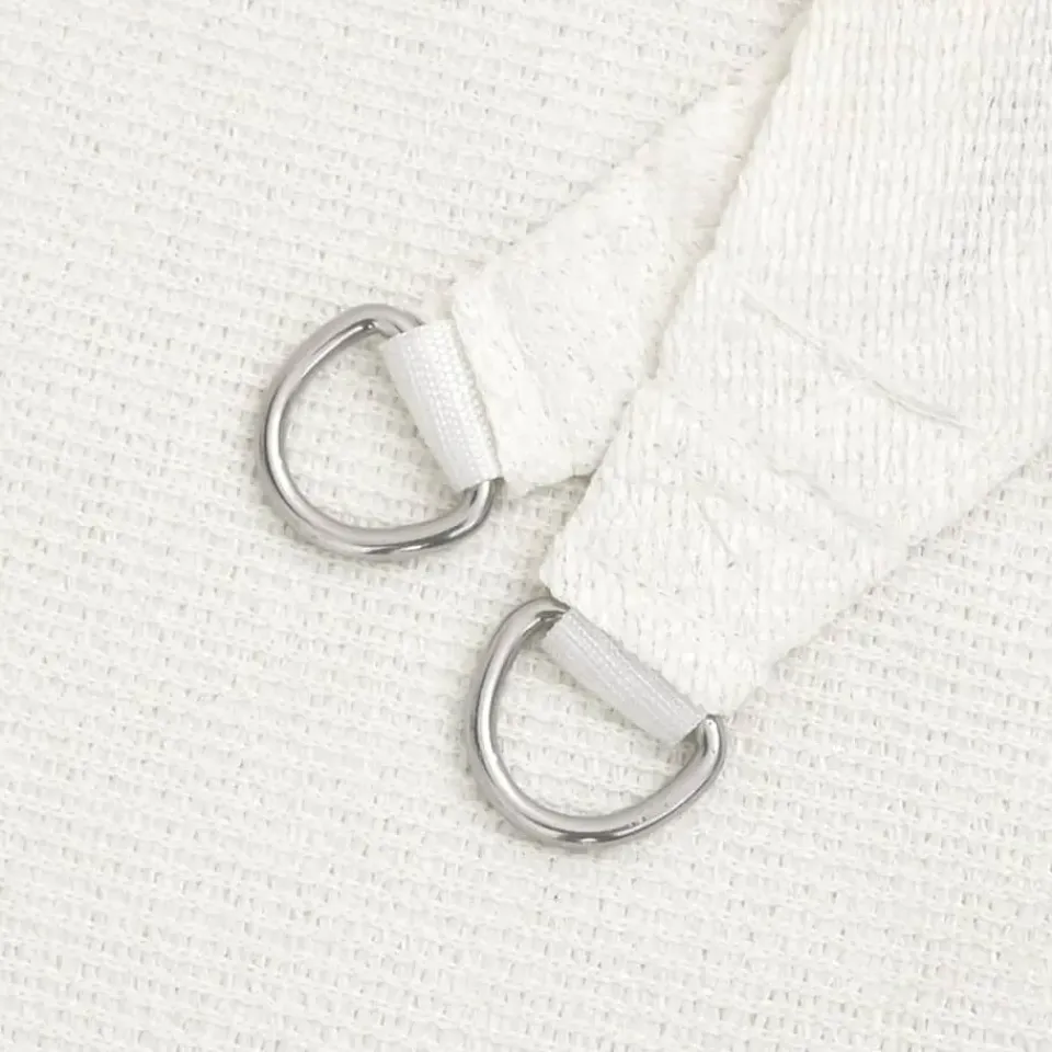 vidaXL - Zonnezeil - Wit - 3.6 x 3.6 x 3.6 m Clearance