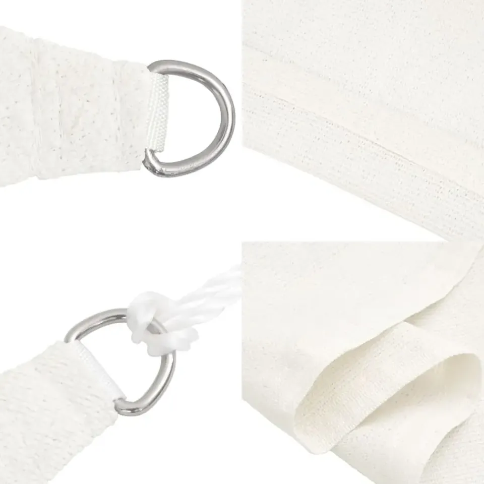 vidaXL - Zonnezeil - Wit - 3.6 x 3.6 x 3.6 m Clearance