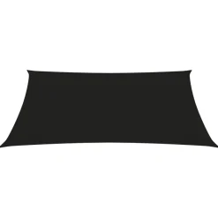 vidaXL - Zonnezeil - Zwart - 3/4 x 3 m New