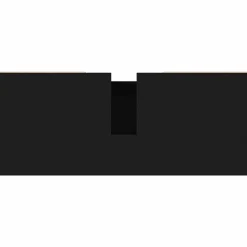 vidaXL - Zwart Wastafelonderkast - 1 deur 4 lades - Bewerkt hout - 80x33x60 cm Hot