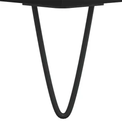 vidaXL - Zwart Wastafelonderkast - 1 deur 4 lades - Bewerkt hout - 80x33x60 cm Hot