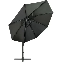 vidaXL - Zweefparasol - Antraciet - 300 cm Outlet