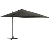 vidaXL - Zweefparasol - Antraciet - 250 cm New