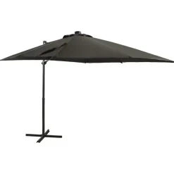 vidaXL - Zweefparasol - Antraciet - 250 cm New