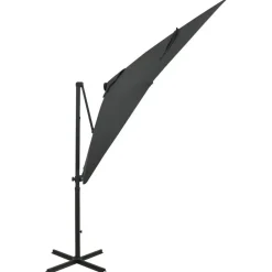 vidaXL - Zweefparasol - Antraciet - 250 cm New