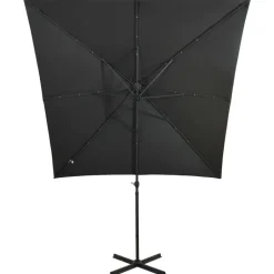 vidaXL - Zweefparasol - Antraciet - 250 cm New