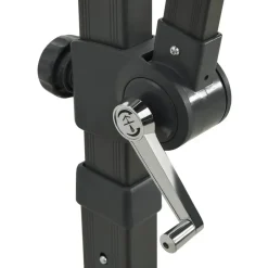 vidaXL - Zweefparasol - Zwart - 250 cm