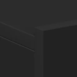 vidaXL - Zwevend Nachtkastje - Zwart - Bewerkt hout - 2 stuks New