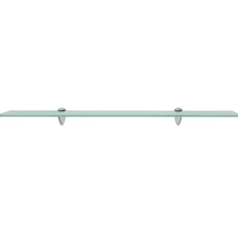 vidaXL - Zwevende Plank - Transparent - Glas - 80 x 20 cm Best