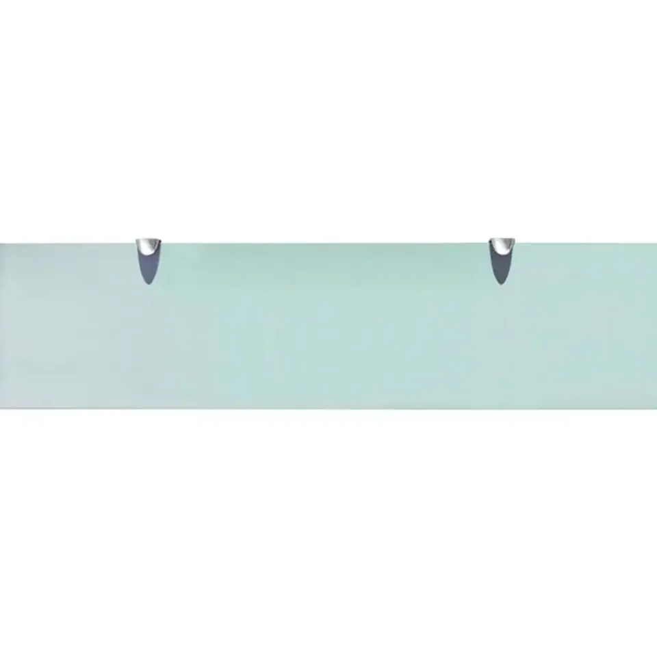 vidaXL - Zwevende Plank - Transparent - Glas - 80 x 20 cm Best