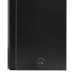 vidaXL Badkamerkast met spiegel LED 50x13x70 cm glanzend zwart Sale