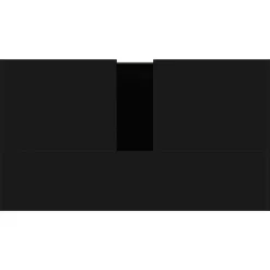 vidaXL Badkamerkast 60x33x61 cm spaanplaat zwart Discount