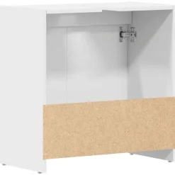 vidaXL Badkamerkast 60x33x61 cm spaanplaat wit Discount