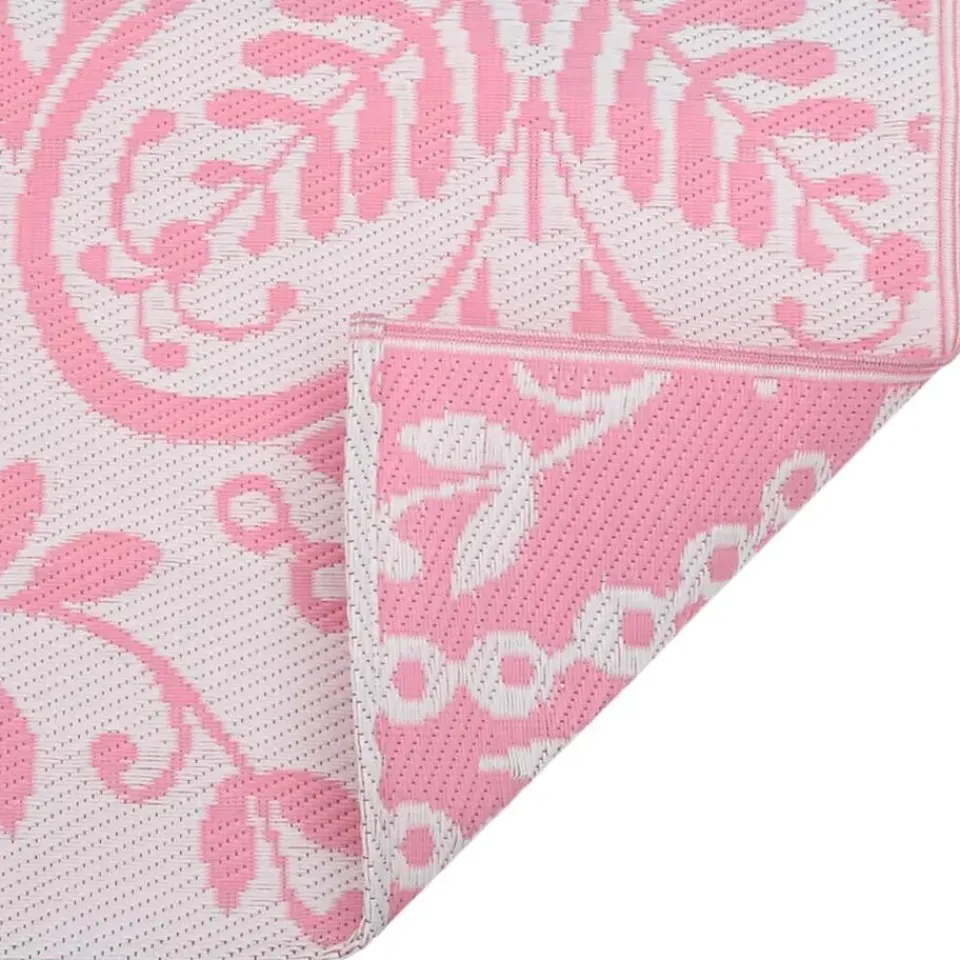 vidaXL Buitenkleed ARAKIL 160x230 cm PP roze