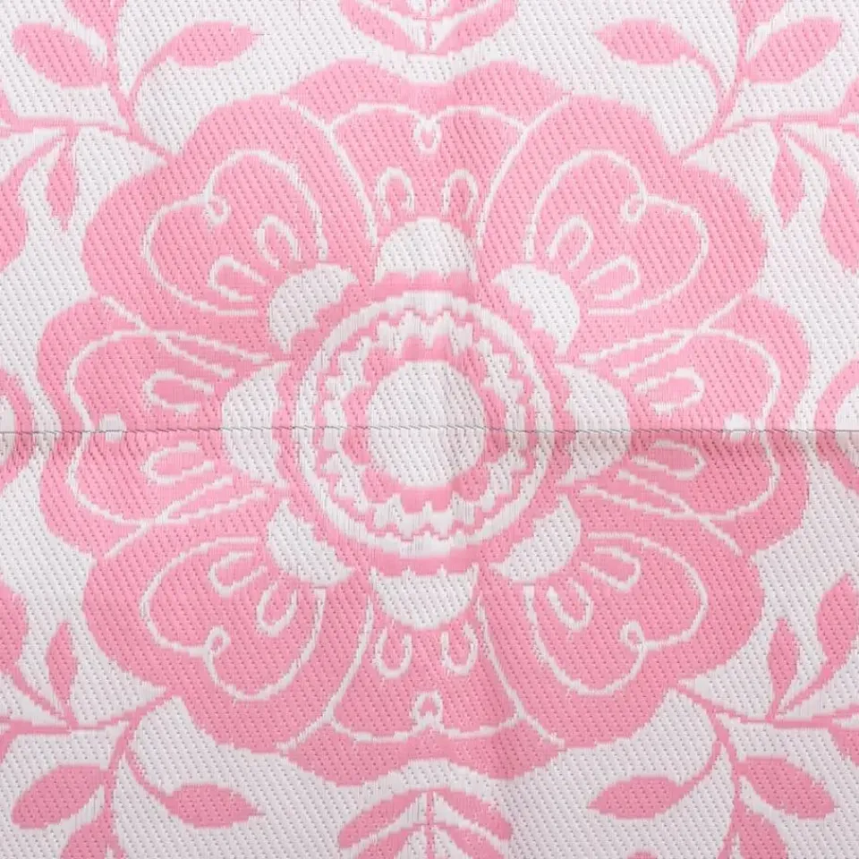 vidaXL Buitenkleed ARAKIL 160x230 cm PP roze