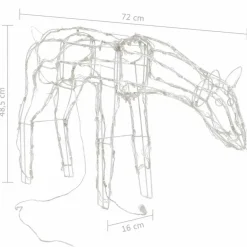 vidaXL 3-delige Kerstverlichting rendieren 229 LED's Best