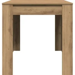vidaXL Eettafel - Artisanaal eiken - Bewerkt hout - 140x74.5x76 cm Online