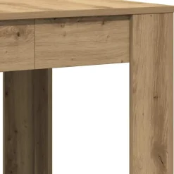 vidaXL Eettafel - Artisanaal eiken - Bewerkt hout - 140x74.5x76 cm Online