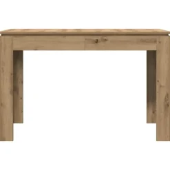 vidaXL Eettafel - Rechthoekige tafel - Artisanaal eiken - Hout - 120x60x76 cm Clearance
