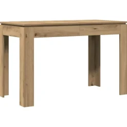 vidaXL Eettafel - Rechthoekige tafel - Artisanaal eiken - Hout - 120x60x76 cm Clearance
