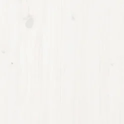 vidaXL Eettafel - Rechthoekige tafel - Wit - Massief grenenhout - 110x55 cm Clearance