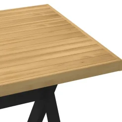 vidaXL Eettafel NOAIN met X-poten - Naturel - Massief grenenhout - 160x90 cm Best
